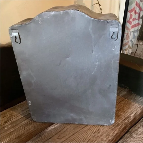 NEW gray metal retro wall mount mail box